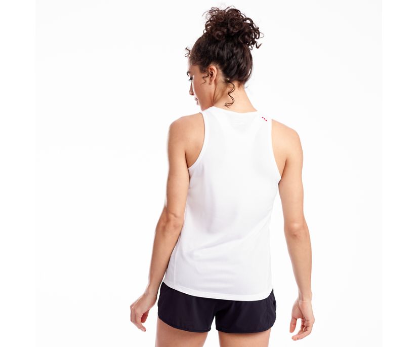 Saucony Stopwatch Singlet Women's Tanks White | Canada 326FDNM